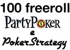 100 freeroll gratuiti su Party poker fino a Gennaio 2025