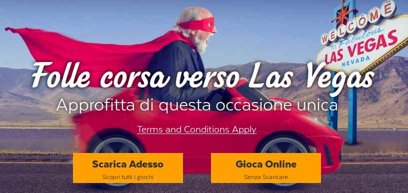 32Red Casino ti invita alla folle corsa verso Las Vegas