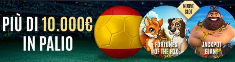 Winga Casino lancia Bonus Euro Slot 10.000€